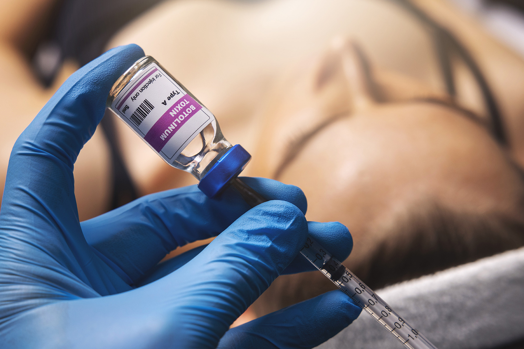 Botulinumtoxin-Behandlung: präzise Vorbereitung